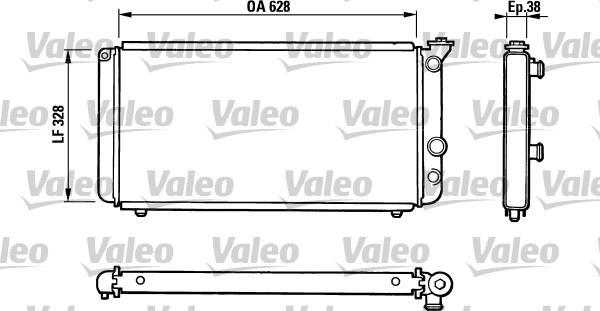 Valeo 810835 - Радіатор, охолодження двигуна autocars.com.ua