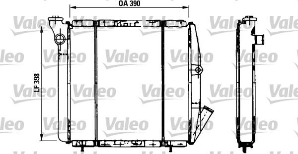 Valeo 810851 - Радіатор, охолодження двигуна autocars.com.ua