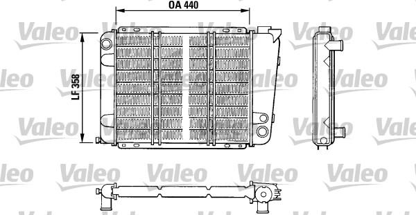 Valeo 810873 - Радіатор, охолодження двигуна autocars.com.ua