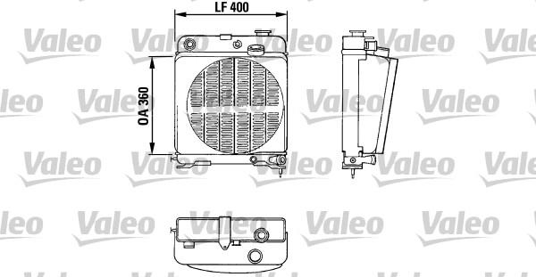 Valeo 810878 - Радіатор, охолодження двигуна autocars.com.ua