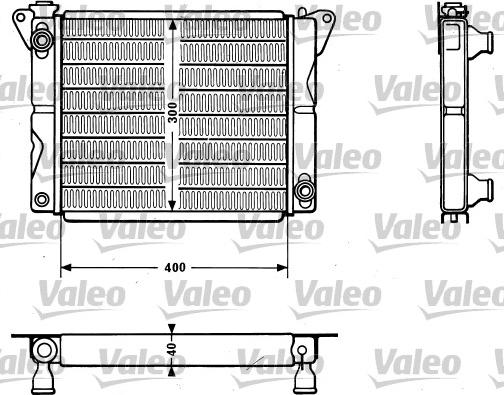 Valeo 810879 - Радіатор, охолодження двигуна autocars.com.ua