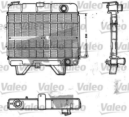 Valeo 810881 - Радіатор, охолодження двигуна autocars.com.ua