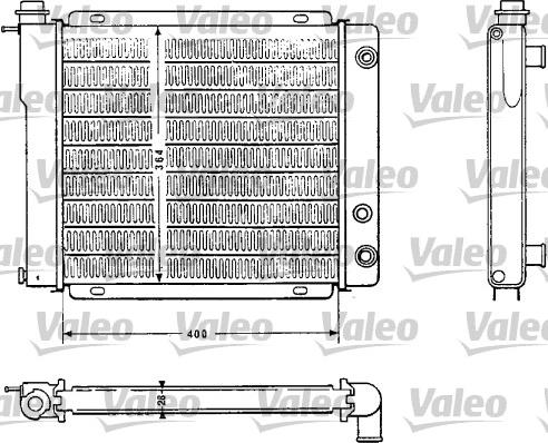 Valeo 810882 - Радіатор, охолодження двигуна autocars.com.ua