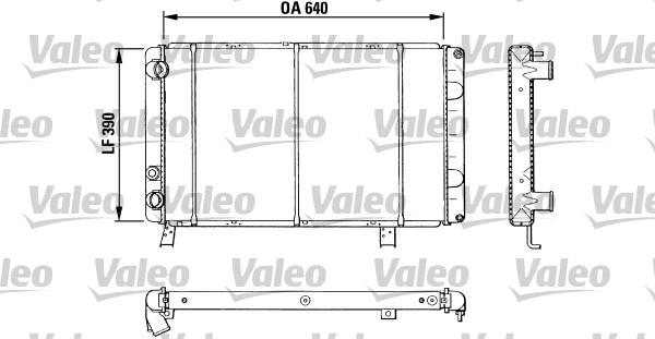 Valeo 810885 - Радіатор, охолодження двигуна autocars.com.ua