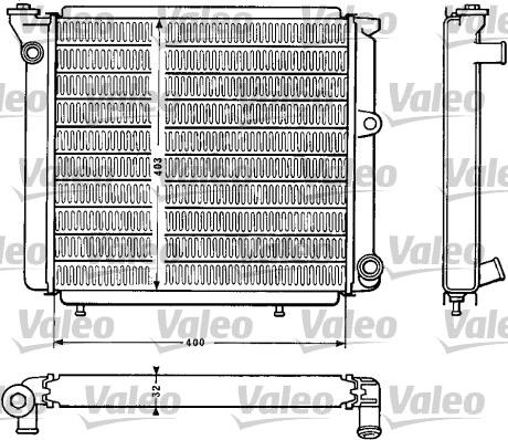 Valeo 810891 - Радіатор, охолодження двигуна autocars.com.ua