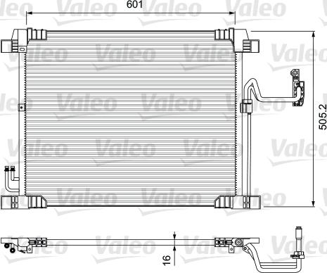 Valeo 810905 - Конденсатор кондиционера avtokuzovplus.com.ua