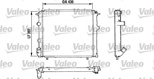 Valeo 810912 - Радіатор, охолодження двигуна autocars.com.ua