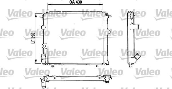 Valeo 810914 - Радіатор, охолодження двигуна autocars.com.ua