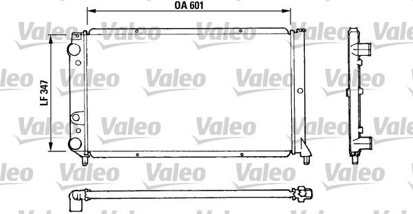 Valeo 810922 - Радиатор, охлаждение двигателя avtokuzovplus.com.ua