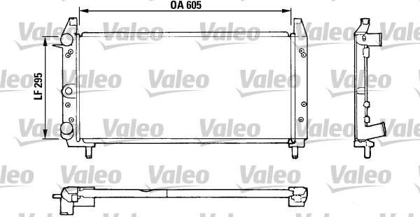 Valeo 810924 - Радіатор, охолодження двигуна autocars.com.ua