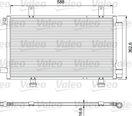 Valeo 810928 - Конденсатор кондиционера autodnr.net