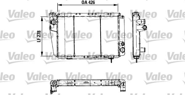 Valeo 810933 - Радіатор, охолодження двигуна autocars.com.ua