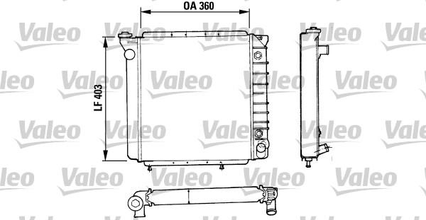 Valeo 810934 - Радіатор, охолодження двигуна autocars.com.ua