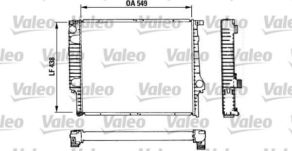 Valeo 810947 - Радіатор, охолодження двигуна autocars.com.ua