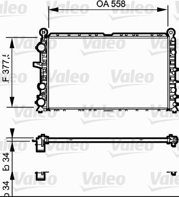 Valeo 810949 - Радіатор, охолодження двигуна autocars.com.ua