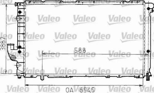 Valeo 810963 - Радіатор, охолодження двигуна autocars.com.ua