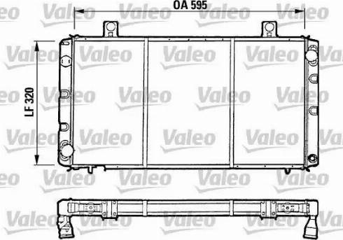 Valeo 810965 - Радіатор, охолодження двигуна autocars.com.ua