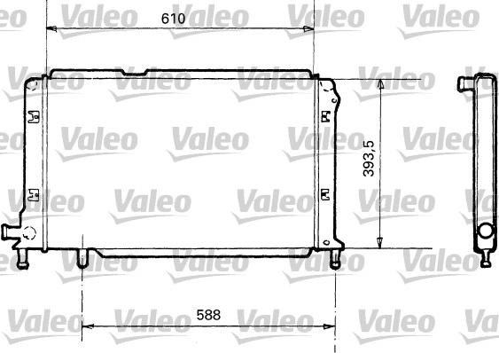 Valeo 810985 - Радіатор, охолодження двигуна autocars.com.ua