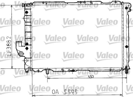 Valeo 810986 - Радіатор, охолодження двигуна autocars.com.ua