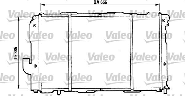 Valeo 810990 - Радіатор, охолодження двигуна autocars.com.ua