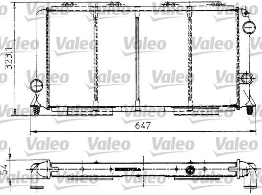 Valeo 810991 - Радіатор, охолодження двигуна autocars.com.ua