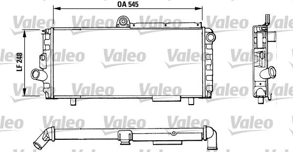 Valeo 811010 - Радіатор, охолодження двигуна autocars.com.ua