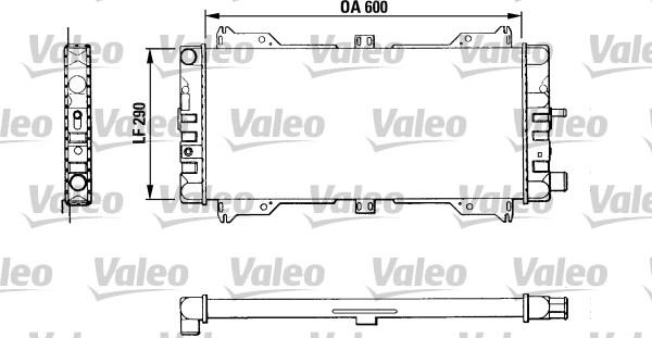 Valeo 811047 - Радіатор, охолодження двигуна autocars.com.ua