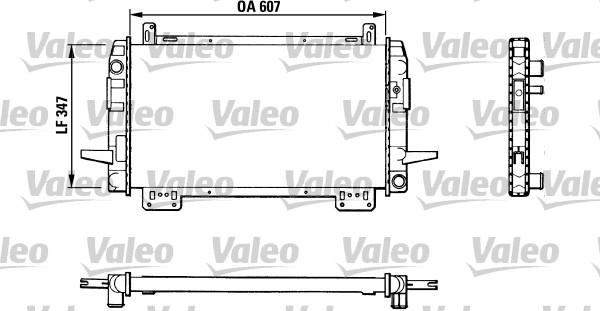 Valeo 811051 - Радіатор, охолодження двигуна autocars.com.ua