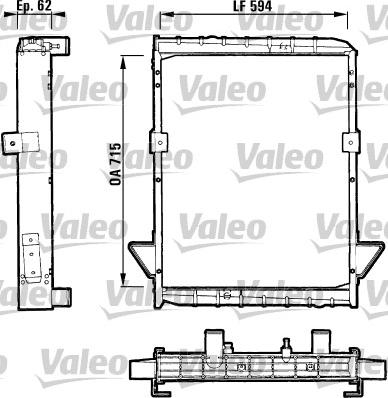 Valeo 811060 - Радиатор, охлаждение двигателя autodnr.net