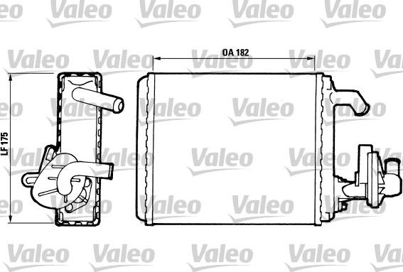 Valeo 811065 - Теплообменник, отопление салона avtokuzovplus.com.ua