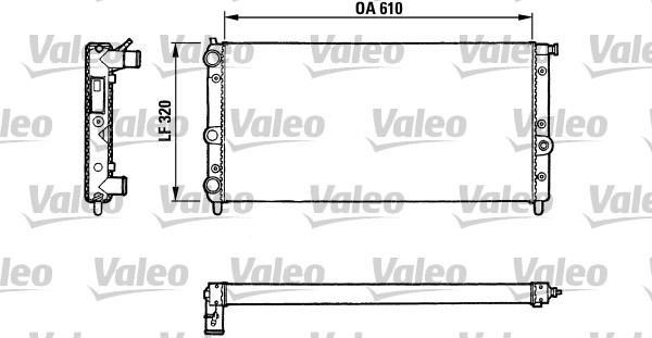 Valeo 811067 - Радіатор, охолодження двигуна autocars.com.ua