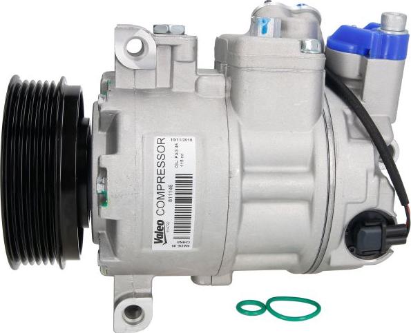 VALEO 811146 - Компресор, кондиціонер autocars.com.ua