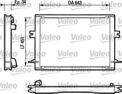 Valeo 811 348 - Радіатор, охолодження двигуна autocars.com.ua