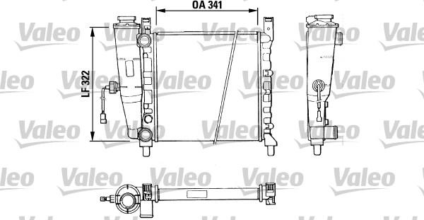 Valeo 811386 - Радіатор, охолодження двигуна autocars.com.ua