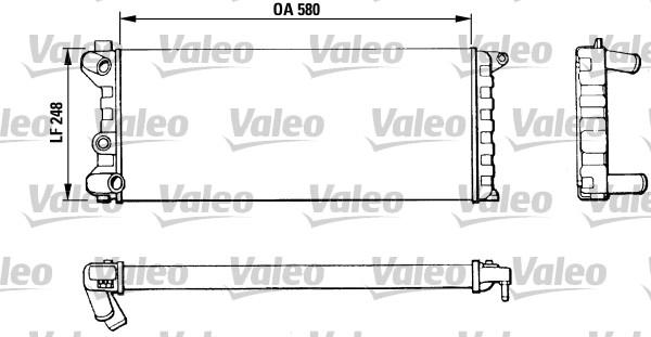 Valeo 811 392 - Радіатор, охолодження двигуна autocars.com.ua