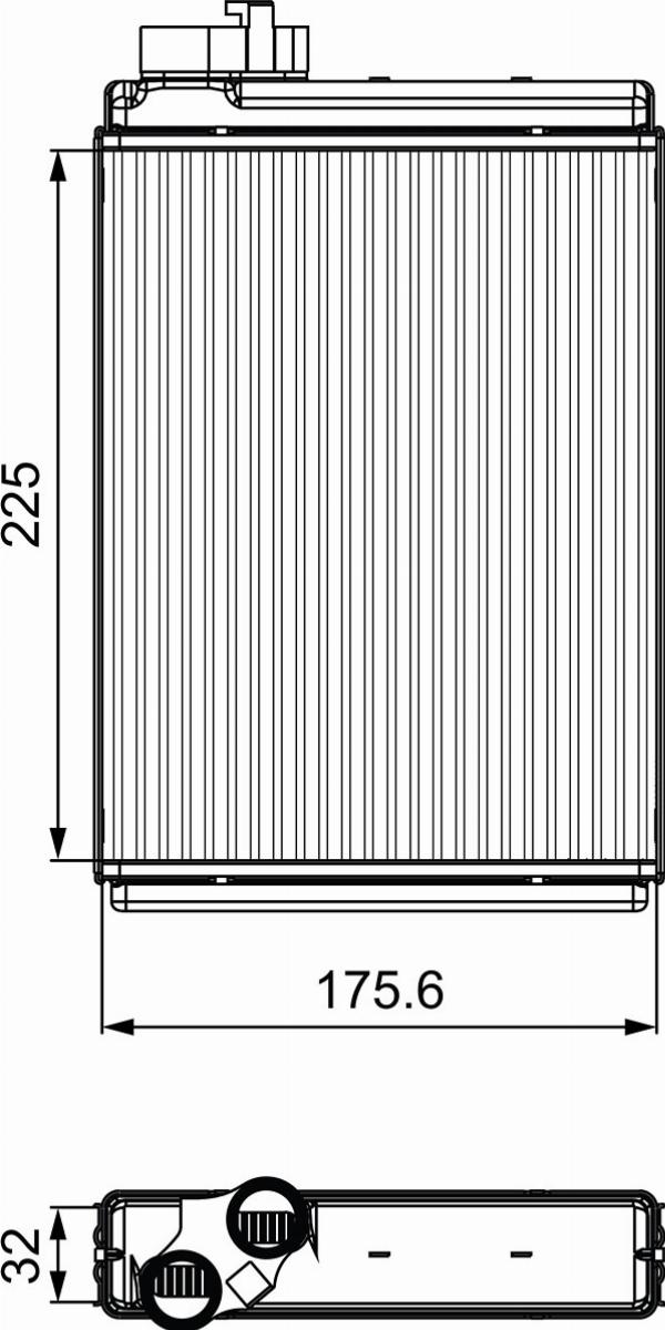 VALEO 811507 - Теплообмінник, опалення салону autocars.com.ua