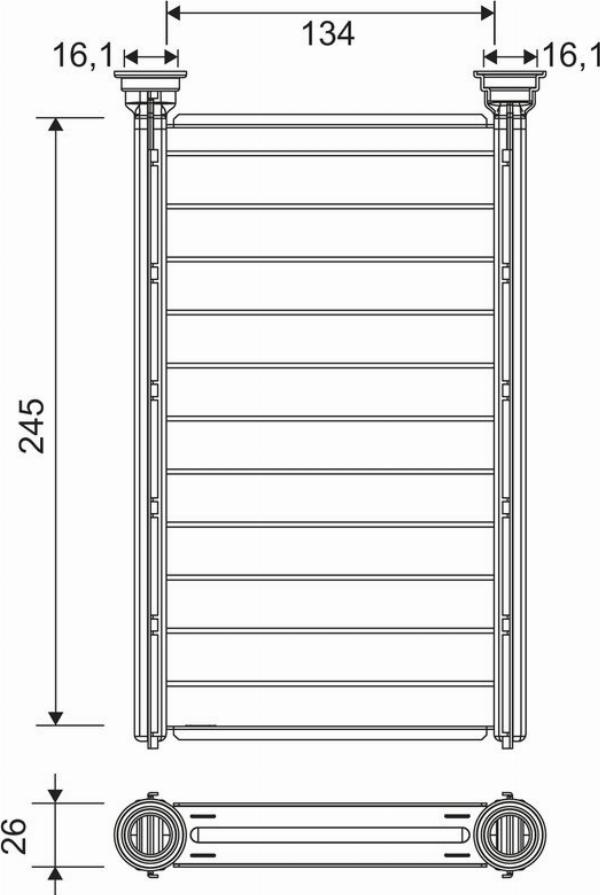 VALEO 811646 - Теплообмінник, опалення салону autocars.com.ua
