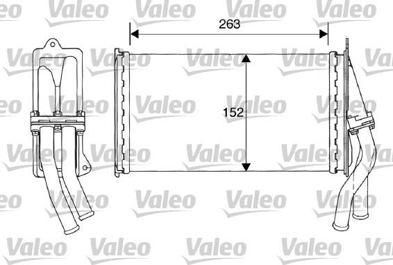 VALEO 812015 - Теплообмінник, опалення салону autocars.com.ua
