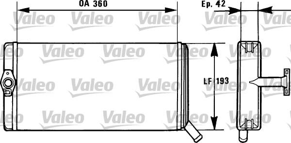 Valeo 812026 - Теплообменник, отопление салона autodnr.net