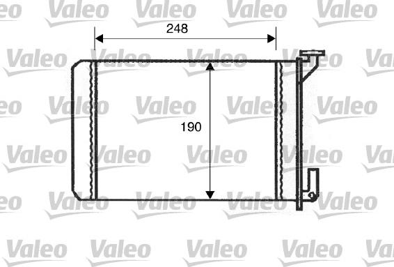 VALEO 812045 - Теплообмінник, опалення салону autocars.com.ua