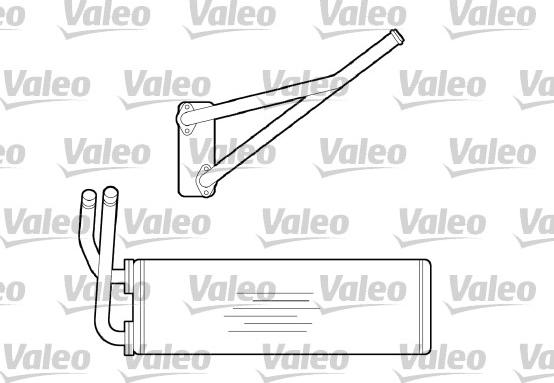 Valeo 812072 - Теплообмінник, опалення салону autocars.com.ua