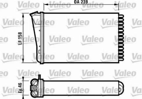 TEMPEST TP.1572655 - Теплообмінник, опалення салону autocars.com.ua