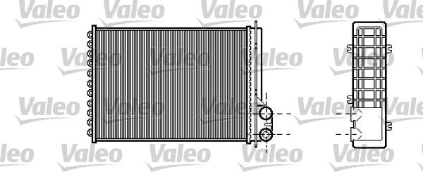 Valeo 812139 - Теплообмінник, опалення салону autocars.com.ua