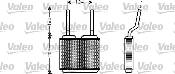 Valeo 812146 - Теплообменник, отопление салона autodnr.net