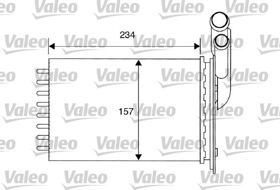 Valeo 812157 - Радіатор, охолодження двигуна autocars.com.ua