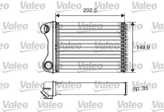Valeo 812211 - Теплообменник, отопление салона autodnr.net