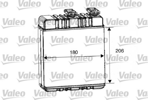 Valeo 812222 - Радіатор, охолодження двигуна autocars.com.ua