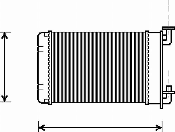 VALEO 812238 - Теплообмінник, опалення салону autocars.com.ua
