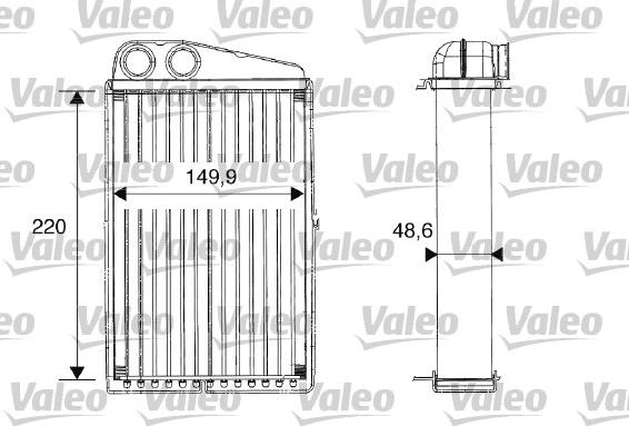 Valeo 812247 - Радиатор, охлаждение двигателя avtokuzovplus.com.ua
