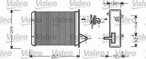 Valeo 812283 - Теплообменник, отопление салона avtokuzovplus.com.ua